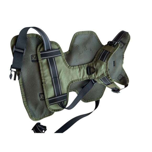 Bingpet large dog harness, olive green, size M - Picture 2 of 8